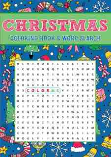Christmas Coloring Book & Word Search by Editors Of Thunder Bay Press
