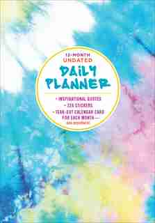 12-Month Undated Daily Planner by Editors Of Thunder Bay Press