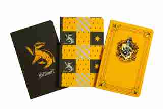 Harry Potter: Hufflepuff Pocket Notebook Collection (set Of 3) by Insight Editions