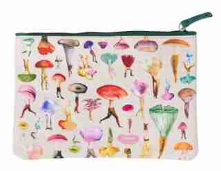 Art Of Nature: Fungi Accessory Pouch: (gifts For Mushroom Enthusiasts And Nature Lovers, Cute Stationery, Back To School Supplies) by Insights