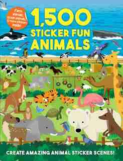 1,500 Sticker Fun Animals by Joshua George