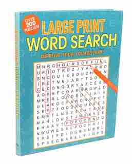 Large Print Word Search by Editors Of Thunder Bay Press