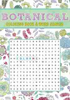 Botanical Coloring Book & Word Search by Editors Of Thunder Bay Press