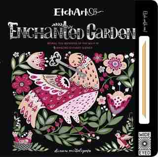 Etchart: Enchanted Garden by Aj Wood