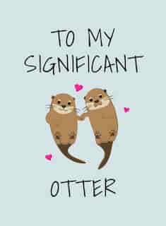 To My Significant Otter: A Cute Illustrated Book To Give To Your Squeak-heart by Summersdale