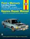 Ford and Mercury Full-Size, 1975-1987 by John Haynes