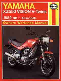 Yamaha XZ 550 Vision V-Twins Owners Workbook Manual, No. M821: 1982 on by John Haynes