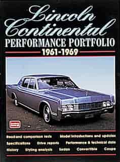 Lincoln Continental 1961-1969 Performance Portfolio by R.M. Clarke