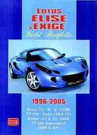 Lotus Elise & Exige Gold Portfolio 1996-2005 by R.M. Clarke