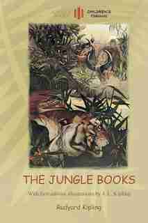 The Jungle Books: With Over 55 Original Illustrations (aziloth Books) by Rudyard Kipling