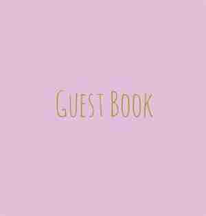Wedding Guest Book, Bride and Groom, Special Occasion, Comments, Gifts, Well Wish's, Wedding Signing Book, Pink and Gold (Hardback) by Lollys Publishing
