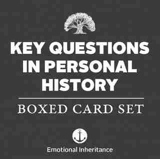 Key Questions In Personal History: Boxed Card Set by Gareth Emotional Inheritance