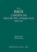 Cantata No.150. Nach dir, Herr, verlanget mich, BWV 150: Vocal score de Johann Sebastian Bach