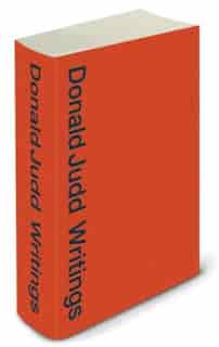 Donald Judd Writings by Donald Judd