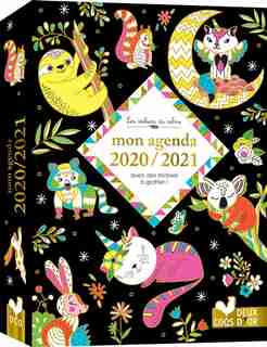 Agenda 2020/2021 avec stickers a gratter by COLLECTIF