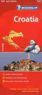 Michelin Croatia Map 757 by Michelin Michelin
