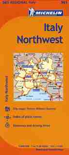 Michelin Italy: Northwest / Italie: Nord-ouest Map 561 by Michelin Michelin