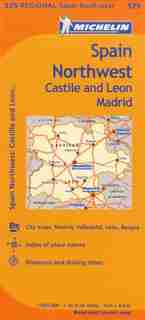 Michelin Spain: Northwest, Castilla-leon, Madrid / Espagne: Nord-ouest, Castille Et Leon, Madrid Map 575 by Michelin Michelin