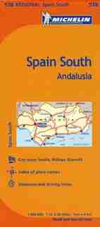 Michelin Spain: South, Andalucia / Espagne: Sud, Andalousie Map 578 by Michelin