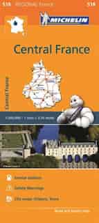 Michelin France: Centre Map 518 by Michelin