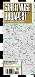 Streetwise Budapest Map by Michelin