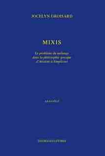 Mixis by Jocelyn Groisard