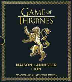 Game of Thrones : Maison Lannister Lion : Masque 3D et support m by COLLECTIF