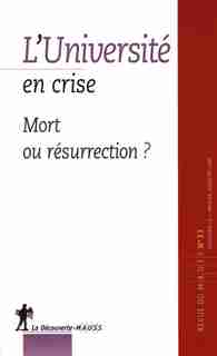 UNIVERSITE EN CRISE #33 -MORT OU...