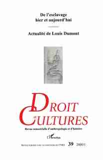 DROIT ET CULTURES N° 39 by Collectif