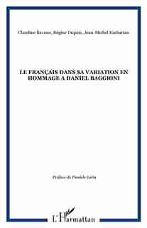 Français dans sa variation by Collectif