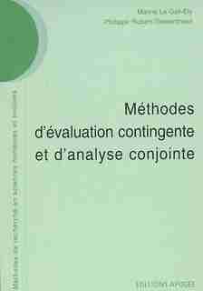 Méthodes d'évaluation contingente et d'analyse conjointe by Marine Le Gall-Ely