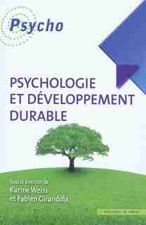 Psychologie et développement durable by Karine Weiss