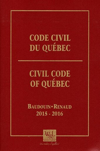 Code Civil Du Qu 233 Bec 2015 2016 Book By Jean Louis