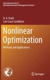 Nonlinear optimization methods and applications book by h a eiselt hardcover www 