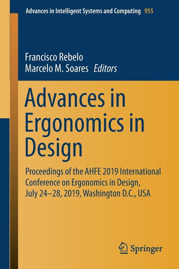 Advances in Ergonomics in Design by Francisco Rebelo Paperback | Indigo Chapters