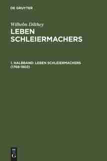 1768-1802 by Wilhelm Dilthey