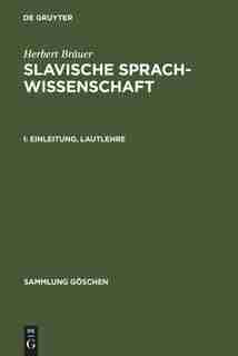 Einleitung, Lautlehre by Herbert Bräuer
