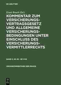 §§ 49 - 80 VVG by Hans Möller