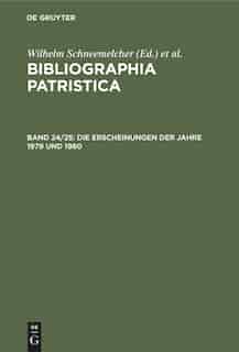 Die Erscheinungen Der Jahre 1979 Und 1980