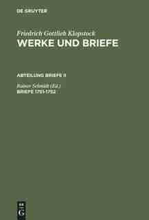 Briefe 1751-1752 by Rainer Schmidt