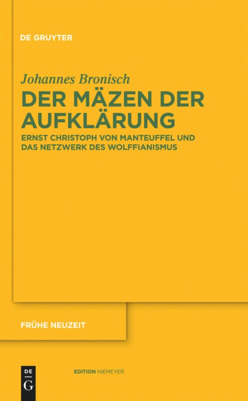 Der Mäzen der Aufklärung by Johannes Bronisch Hardcover | Indigo Chapters