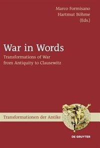 War in Words de Hartmut Böhme