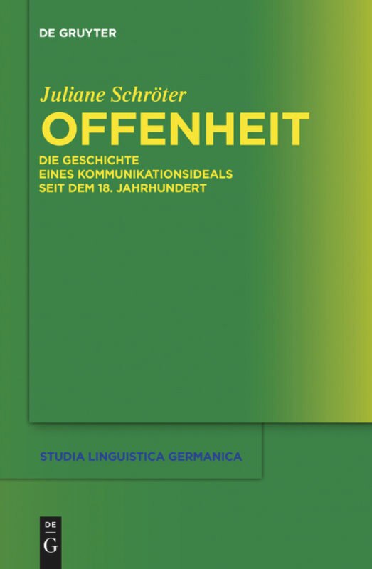 Offenheit by Juliane Schröter Hardcover | Indigo Chapters