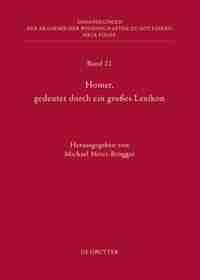 Homer, Gedeutet Durch Ein Grosses Lexikon by Michael Meier-Br Gger