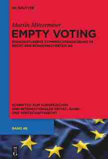 Empty Voting by Martin Mittermeier