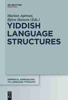 Yiddish Language Structures by Björn Hansen