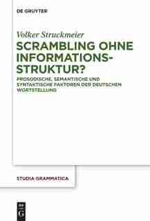 Scrambling ohne Informationsstruktur? de Volker Struckmeier