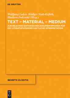 Text - Material - Medium by Rüdiger Nutt-Kofoth
