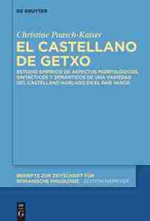 El castellano de Getxo by Christine Paasch-Kaiser