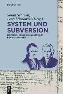 System und Subversion by Sarah Joanna Schmidt Giel